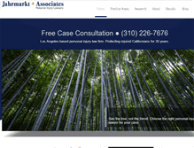 Tablet Screenshot of injurylawyersgroupla.com